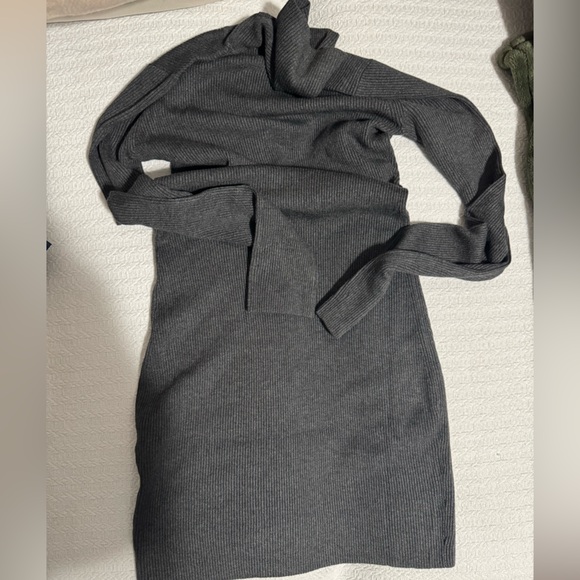 Enza Silk Blend Turtleneck Dress - Picture 3 of 5